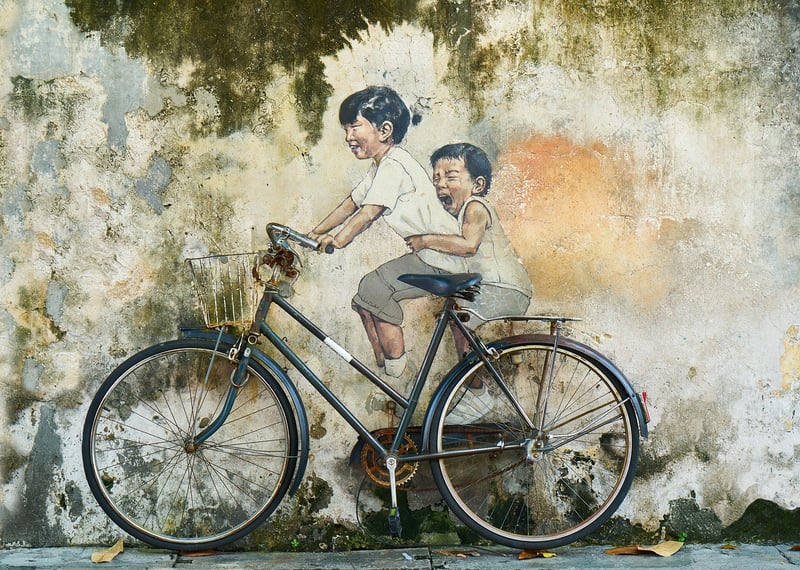 Hand-Painted Wall Mural